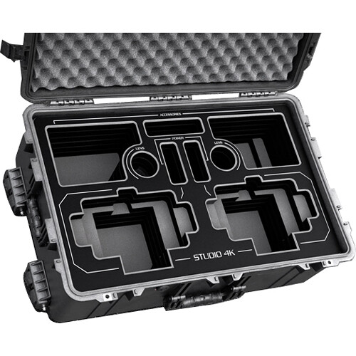 Jason Cases Wheeled Hard Case for 2 Blackmagic Studio 4K Cameras