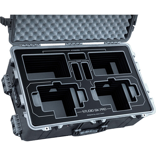 Jason Cases Wheeled Hard Case with Foam Insert for 2 Blackmagic Studio Cameras