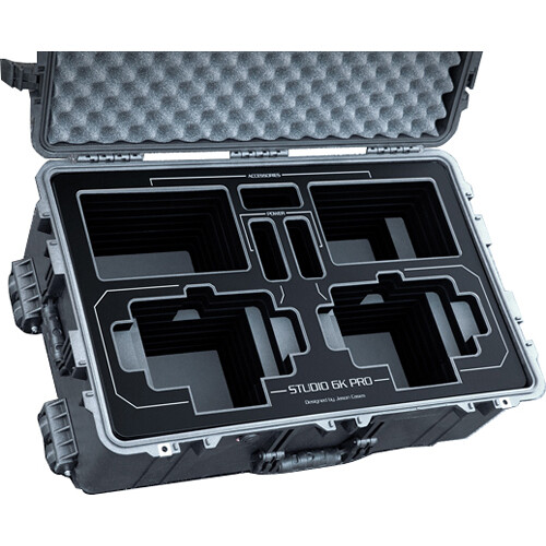 Jason Cases Wheeled Hard Case with Foam Insert for 3 Blackmagic Studio Cameras
