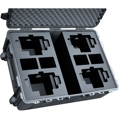 Jason Cases Wheeled Hard Case with Foam Insert for 4 Blackmagic Studio Cameras