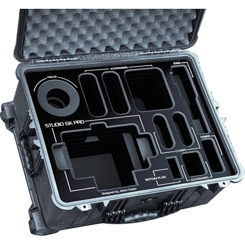 Jason Cases Wheeled Hard Case with Foam Insert for Blackmagic Studio Camera 6K Pro