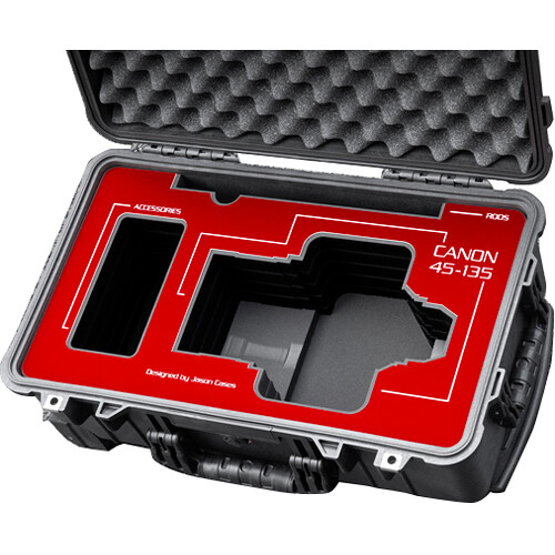 Jason Cases Wheeled Case for Canon CN-E 45-135mm T2.4 Cinema Zoom