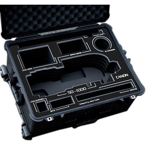Jason Cases Protective Case for Canon 50-1000mm Lens (Black Overlay)