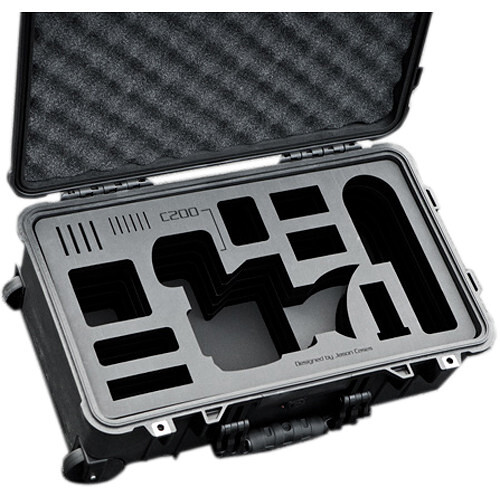 Jason Cases Compact Protective Case with Custom Foam for Canon C200