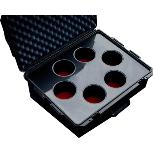 Jason Cases Hard Case with Foam Insert for Set of 6 Canon CN-R Lenses