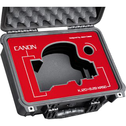 Jason Cases Hard Case with Foam Insert for Canon KJ20x8.2B KRSD ENG Lens