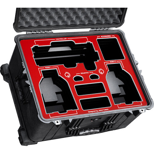 Jason Cases Hard Case with Foam Insert for 2 Canon CR-N300 Robos & Controller