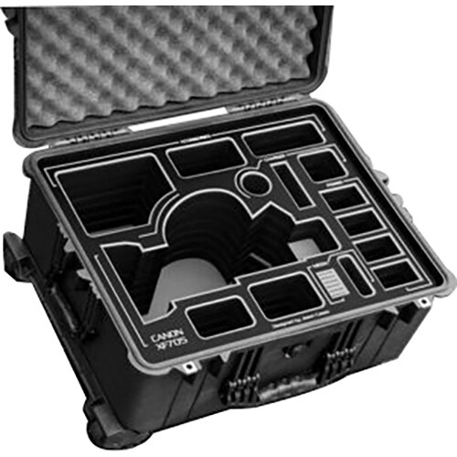Jason Cases Canon XF705 Case with Black Overlay