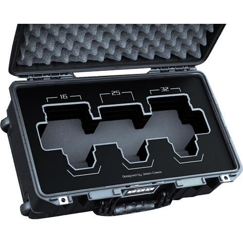 Jason Cases 3-Lens Wheeled Case for Cooke S4 16 25 & 32mm
