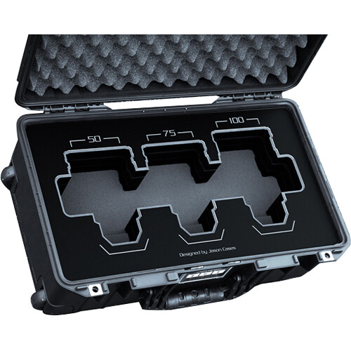 Jason Cases Hard Case with Overlay for Cooke S4 50 75 & 100mm Lenses