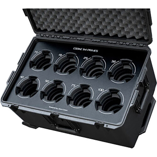 Jason Cases Wheeled Case with Foam Insert for Set of 8 Cooke S4 Primes Lenses