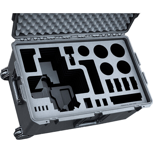 Jason Cases Wheeled Hard Case for DJI Ronin 4D with Expansion Plate & Lenses