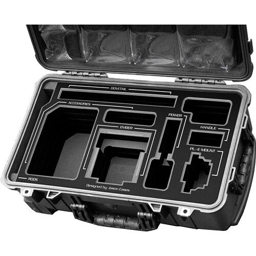 Jason Cases Hard Case with Foam Insert for Freefly Ember Camera with Tilta Cage