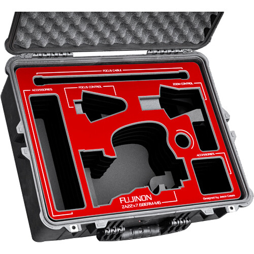 Jason Cases Pelican 1600 Hard Case for Fujinon ZA22X7.6 BERM-M6 Lens
