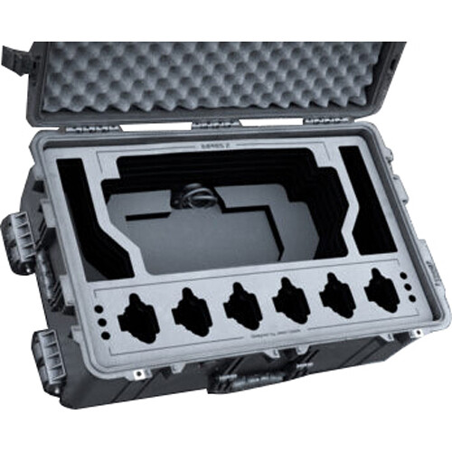 Jason Cases Wheeled Hard Case with Foam Insert for Motorola APX 6000XE and Charger