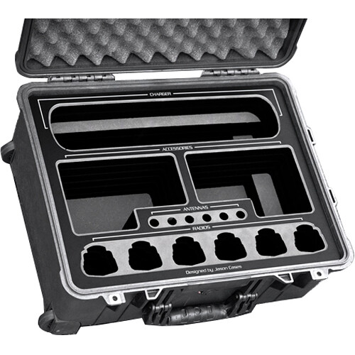 Jason Cases Case for 6 Motorola RDU4100 Radios