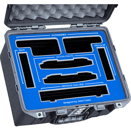 Jason Cases Hard-Shell Case for Peplink Pepwave MAX HD2 Router and APO AX Lite