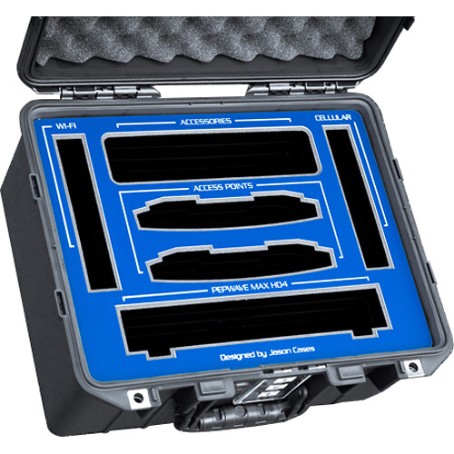Jason Cases Hard-Shell Case for Peplink Pepwave MAX HD4 Router and APO AX Lite