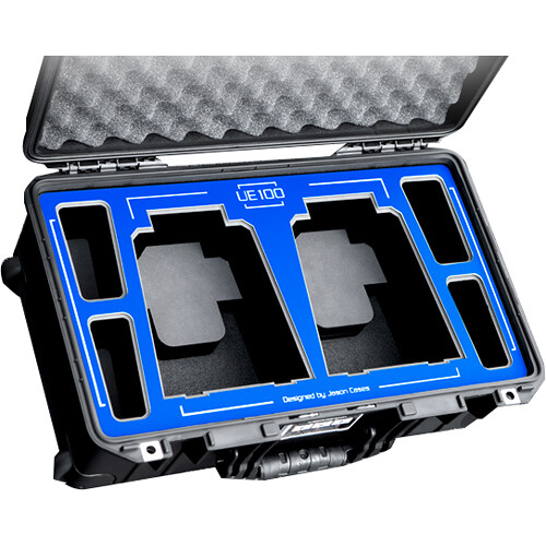 Jason Cases Panasonic UE100 2-Camera Case (Blue Overlay)