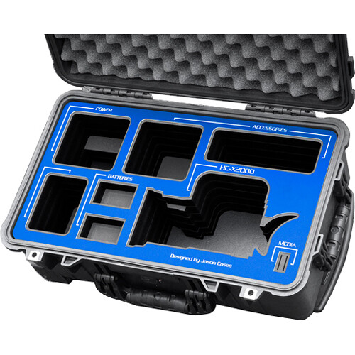 Jason Cases Hard-Shell Wheeled Case for Panasonic HC-X2000
