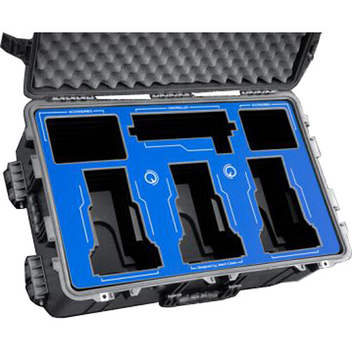 Jason Cases Wheeled Case for Three PTZOptics Move 4K 30x Robo Camera with Joystick G4 Controller