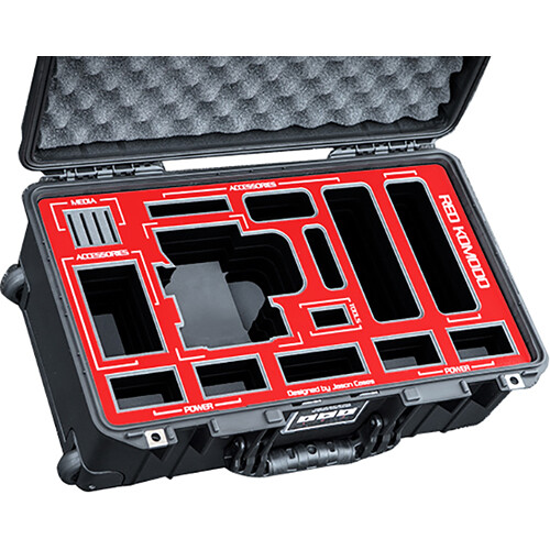 Jason Cases Pelican Case for RED KOMODO with Tilta Cage Side Handle & More