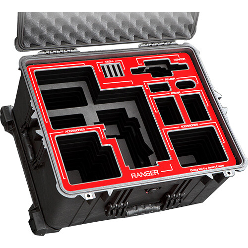 Jason Cases Wheeled Hard Case with Foam Insert for RED Ranger and Touch 7.0