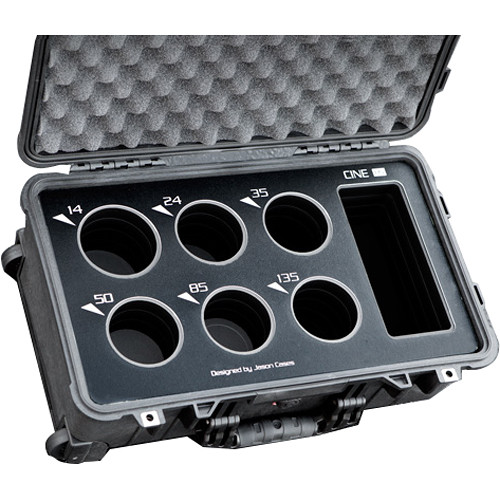 Jason Cases Protective Case for Set of 6 Rokinon Cine DS Lenses
