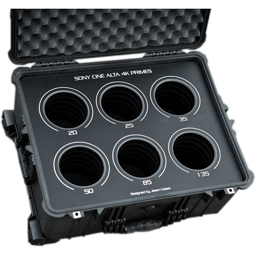 Jason Cases 6-Lens Protective Case for Sony CineAlta 4K Primes