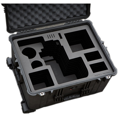 Jason Cases Hard Rolling Case for Sony FS7 Camera & Back Extension Module with Bottomplate