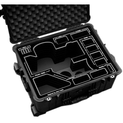 Jason Cases Hard Case for Sony PMW-300 Camera Kit (Black Overlay)