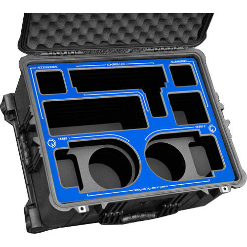 Jason Cases Wheeled Case for Two Sony SRG-A40 Robo Cameras and IP500 Controller