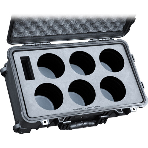 Jason Cases Compact Hard Case for Set of Six Tribe7 Blackwing7 Lenses