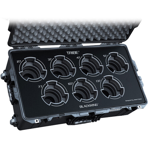 Jason Cases Wheeled Hard Case for Set of 6 Tribe7 Blackwing7 Lenses