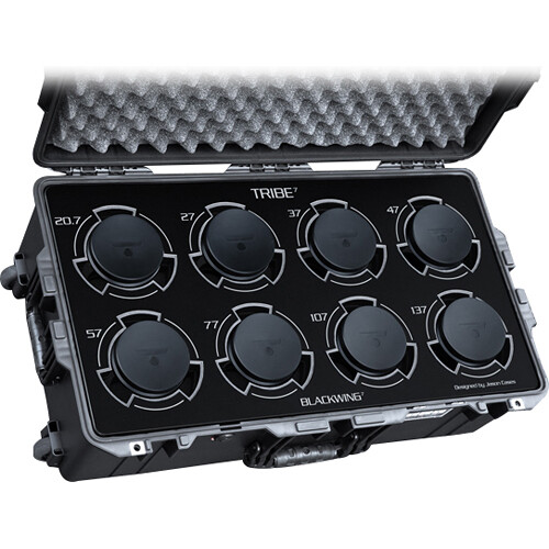 Jason Cases Wheeled Hard Case with Foam Insert for Set of 8 Tribe7 Blackwing7 Lenses