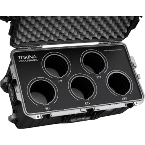 Jason Cases Wheeled Hard Case for Kit B Tokina Vista Primes Lenses