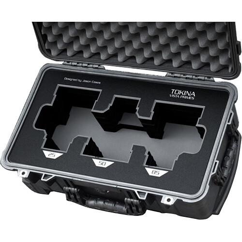 Jason Cases Hard Case with Foam Insert for Tokina Vista Primes Kit C