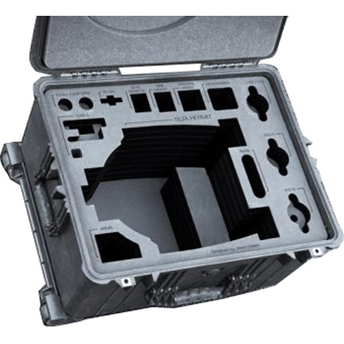 Jason Cases Wheeled Hard Case with Foam Insert for Tilta Hermit POV Support System