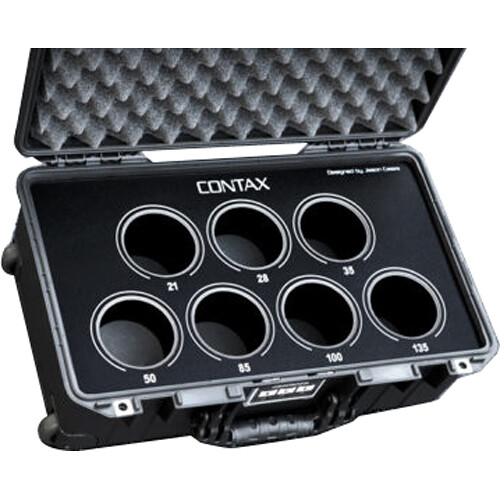Jason Cases Wheeled Case for Set of Seven Zeiss Contax Lenses
