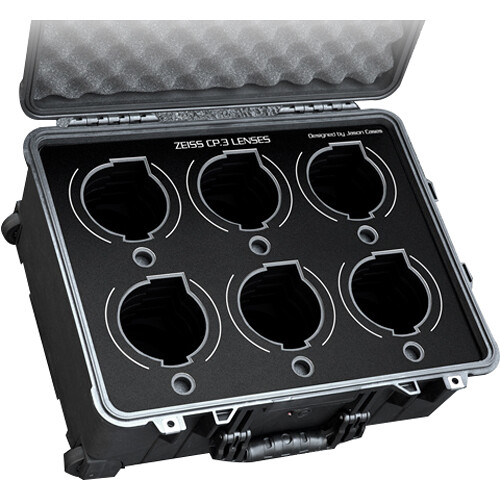 Jason Cases Zeiss CP3 6-Lens Case (Black Overlay)