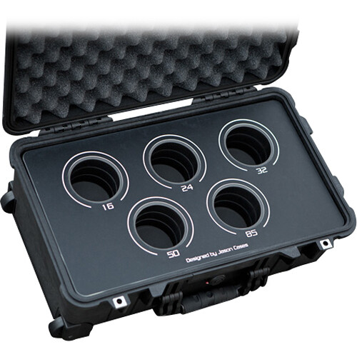 Jason Cases Wheeled Hard Case for Set of Five Zeiss High-Speed Lenses