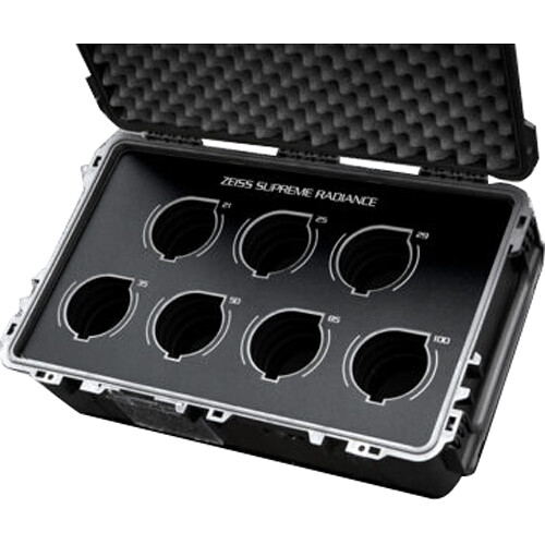 Jason Cases Zeiss Supreme Primes 7-Lens Case (Black Overlay)