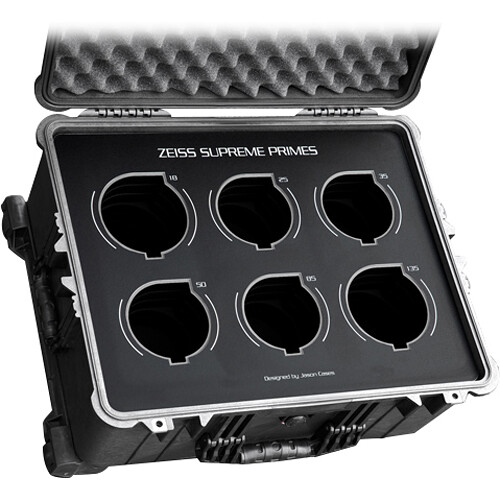 Jason Cases Hard Case for Zeiss Supreme Primes 6-Lens Set