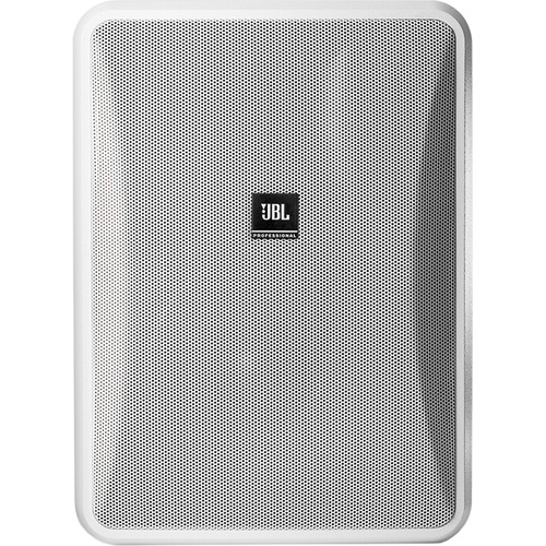 JBL Control 28-1L High Output Indoor/Outdoor Background/Foreground Speaker (Pair, White)