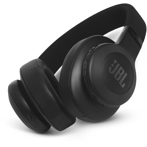 JBL E55BT Bluetooth Over-Ear Headphones (Black) JBLE55BTBLK B&H