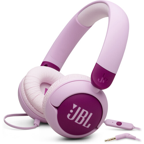 JBL Junior 320 Kid Safe On-Ear Wired Headphones (Purple)