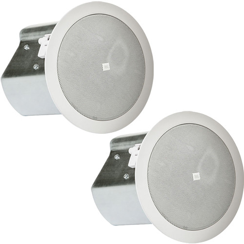 JBL Professional Series Control 14C/T Two-Way 4" Coaxial Ceiling Loudspeakers (White, Pair)