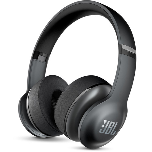 JBL Everest 300 Wireless Bluetooth On-Ear Headphones (Black)