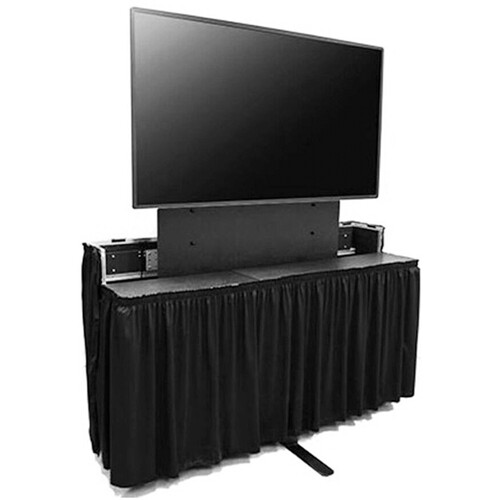 JELCO Shirred Drape Kit for ELU-65RX2 (Black 1 x 2)