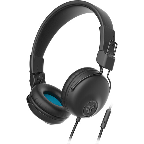 JLab Studio Wired On-Ear Headphones (Black)